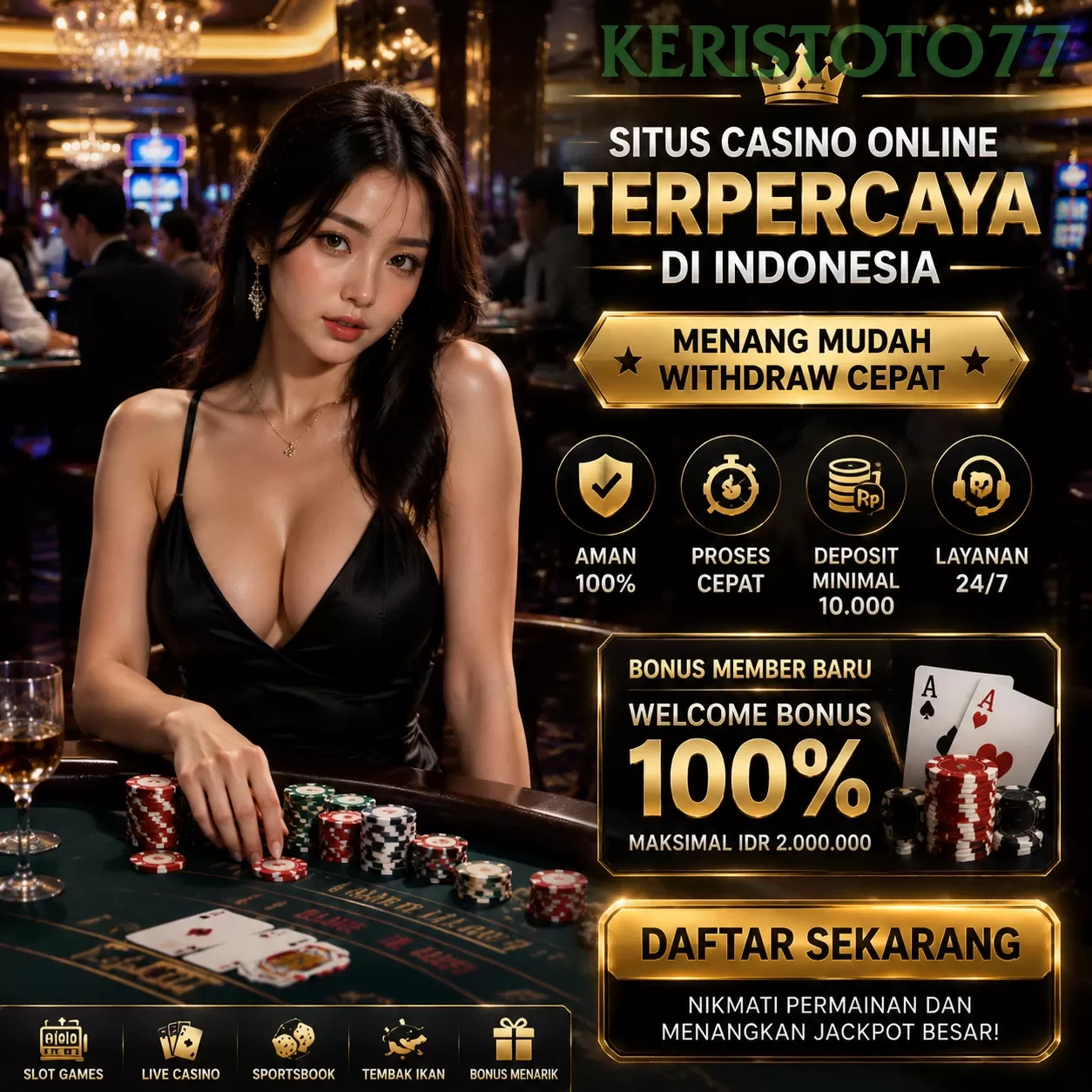 Login keristoto77 Sekarang Bonus Melimpah