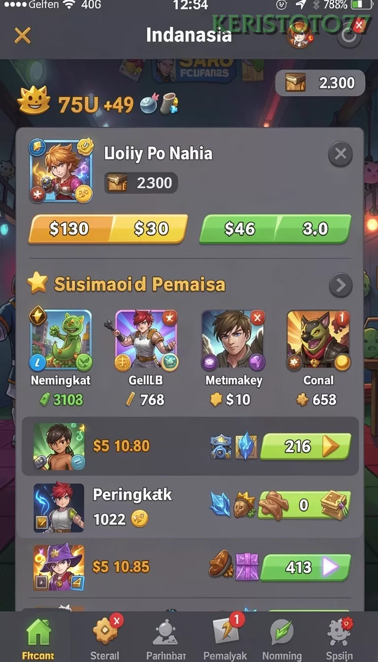 Akses keristoto77 VIP Premium screenshot